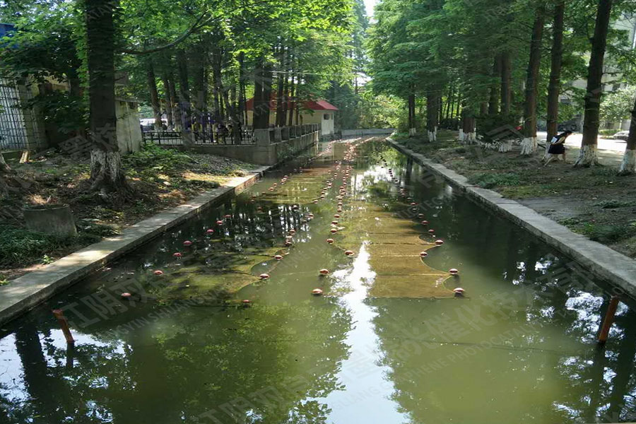 硬質(zhì)岸坡河道消除黑臭-江蘇省南通市城南中心河